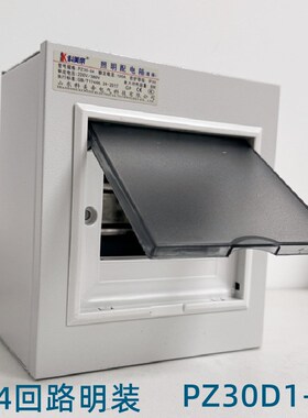科美帝PZ30D1-04经济型4回路明装配电箱强电回路箱室内照明空开箱