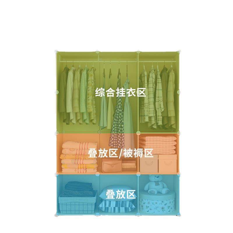 衣柜简易家用卧室组装儿童衣柜出租房衣橱结实耐用现代简约收纳柜,淘宝优惠券,粉丝福利购,淘宝优惠卷