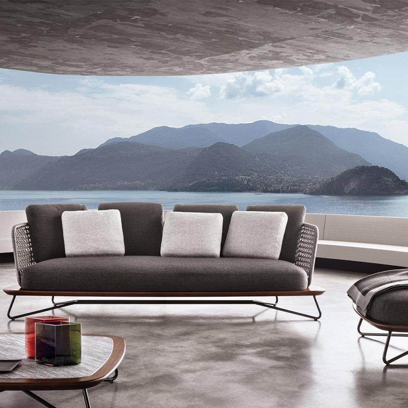 户外沙发庭院柚木藤沙发组合防水防晒露天阳台花园藤编沙发家具,淘宝优惠券,粉丝福利购,淘宝优惠卷