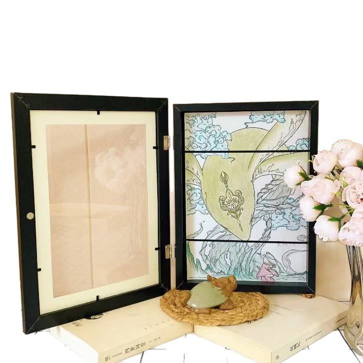 「次日达」亚马逊热卖KidsArtFrames 儿童翻盖磁吸相框画框木质相,淘宝优惠券,粉丝福利购,淘宝优惠卷