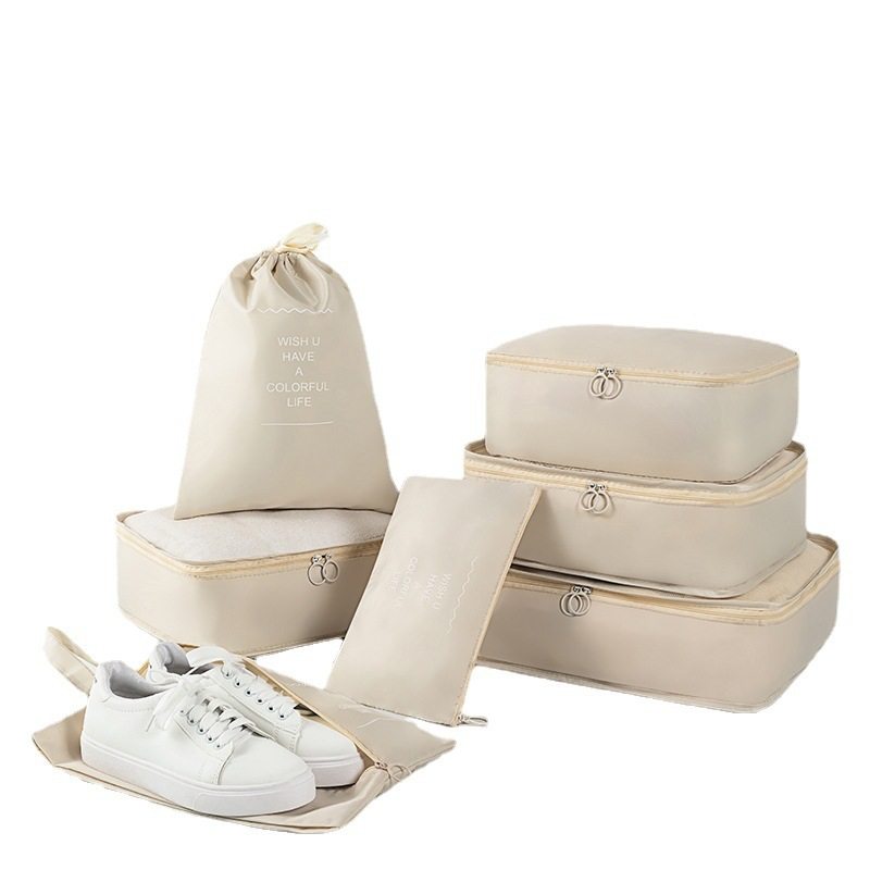 「次日达」旅行防水收纳袋七件套行李箱分类整理包出差旅行工厂直,淘宝优惠券,粉丝福利购,淘宝优惠卷