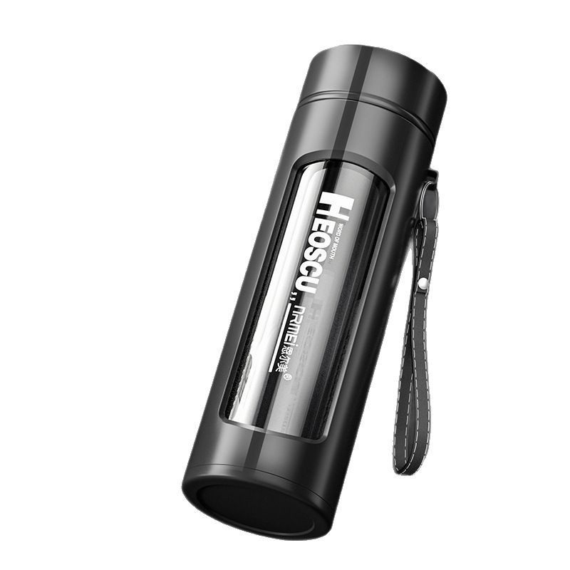 「次日达」专属玻璃杯男高档茶水分离抗菌泡茶杯办公室双层隔热水,淘宝优惠券,粉丝福利购,淘宝优惠卷