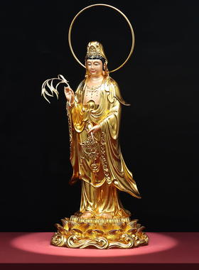 【月销千件】救世菩萨金身立像