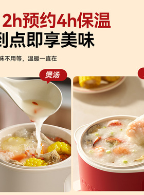 大宇1.2升微压电饭煲1-2人多功能锅迷你小型家用宿舍多用途