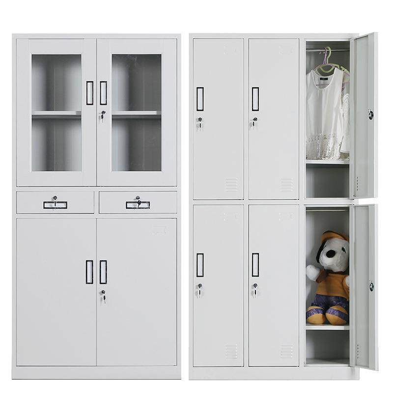 更衣柜员工柜铁皮柜多门鞋柜碗柜学生宿舍四门换衣柜子办公文件柜,淘宝优惠券,粉丝福利购,淘宝优惠卷