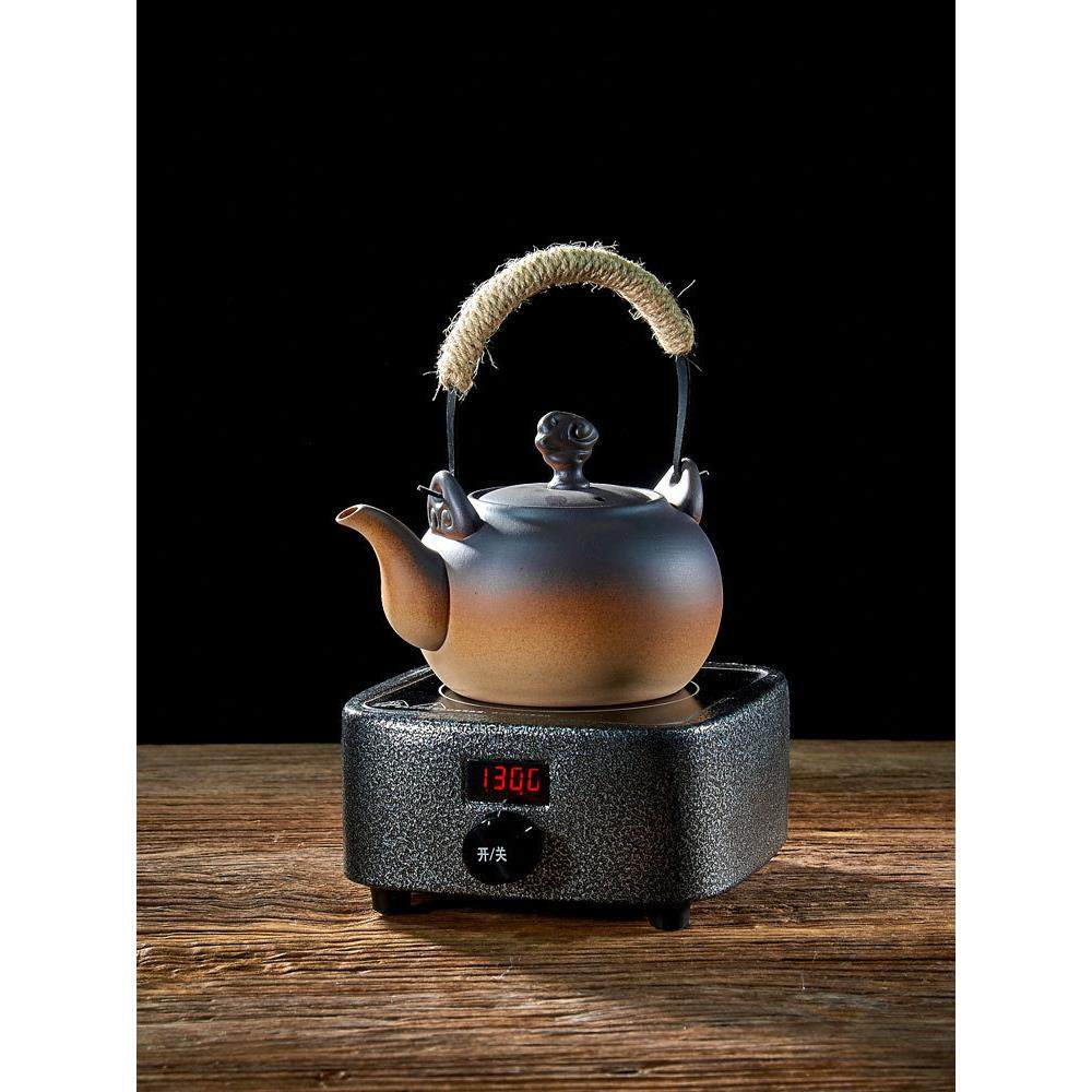 ◇家用茶具泡茶功夫烧水壶陶壶粗陶陶瓷提梁大茶壶煮茶器电陶炉,淘宝优惠券,粉丝福利购,淘宝优惠卷