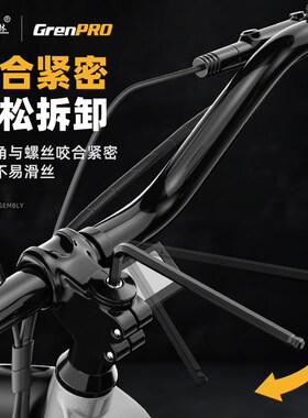 绿林内六角扳手内六方扳手套装梅花万能六角匙棱角英制6角螺丝刀