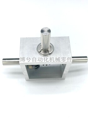 90度伞齿轮直角换向器小型齿轮箱1比1转角器机械传动模组轴径10mm