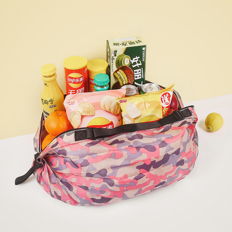 可折叠超市购物袋旅行单肩便携大号环保购物手提袋买菜超大收纳袋,淘宝优惠券,粉丝福利购,淘宝优惠卷