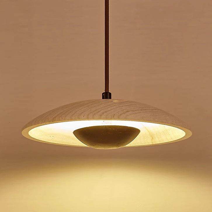 黄洞石奶油风创意氛围中古复古飞碟侘寂风餐厅吧台卧室床头吊灯,淘宝优惠券,粉丝福利购,淘宝优惠卷