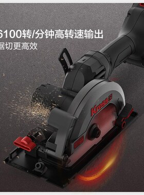 德国卡胜锂电电圆锯切割机多功能45度斜角手提木工电锯风锯台锯