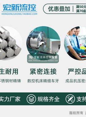 304不锈钢堵头内螺纹八角管帽外丝管塞内外六角4分丝堵DN15 20 25