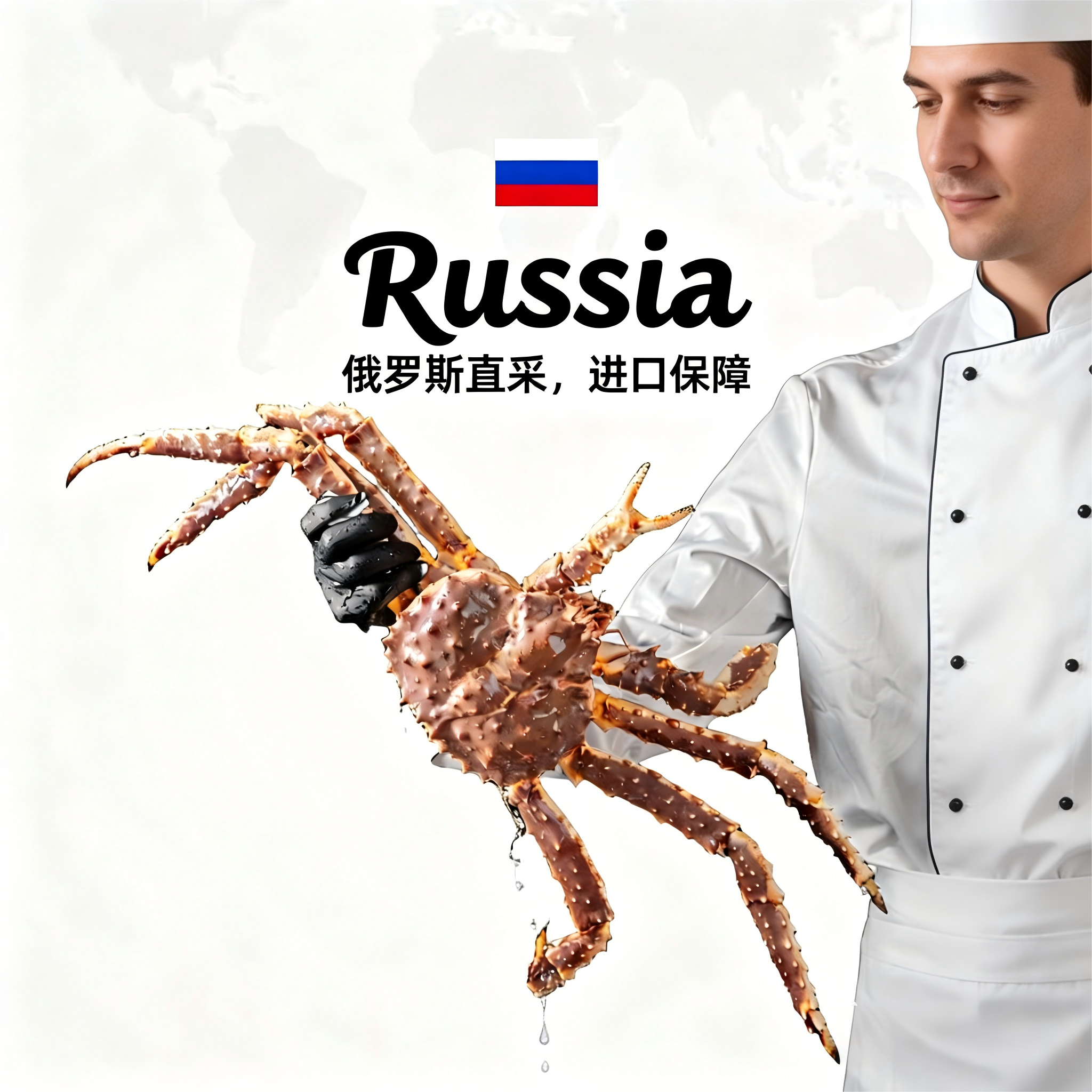 【自营】【活帝王蟹】鲜活海鲜水产特大螃蟹俄罗斯帝皇蟹非皇帝蟹