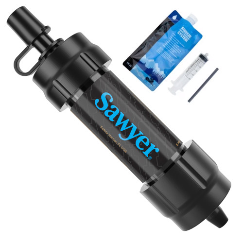 Sawyer净水器索耶户外探险水源迷你过滤器旅行便携清水SP105 黑色 - 图3