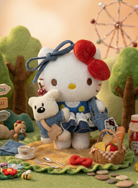 正版三丽鸥哈喽hellokitty玩偶