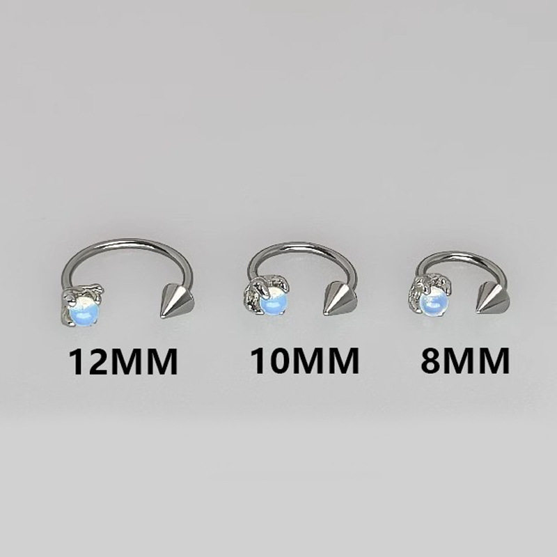 龙爪唇环马蹄环尖锥鼻环设计感小众唇钉耳骨钉甜美钛钢穿刺饰品,淘宝优惠券,粉丝福利购,淘宝优惠卷