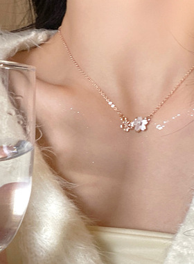 之恋项链女百搭高级感小众毛衣链