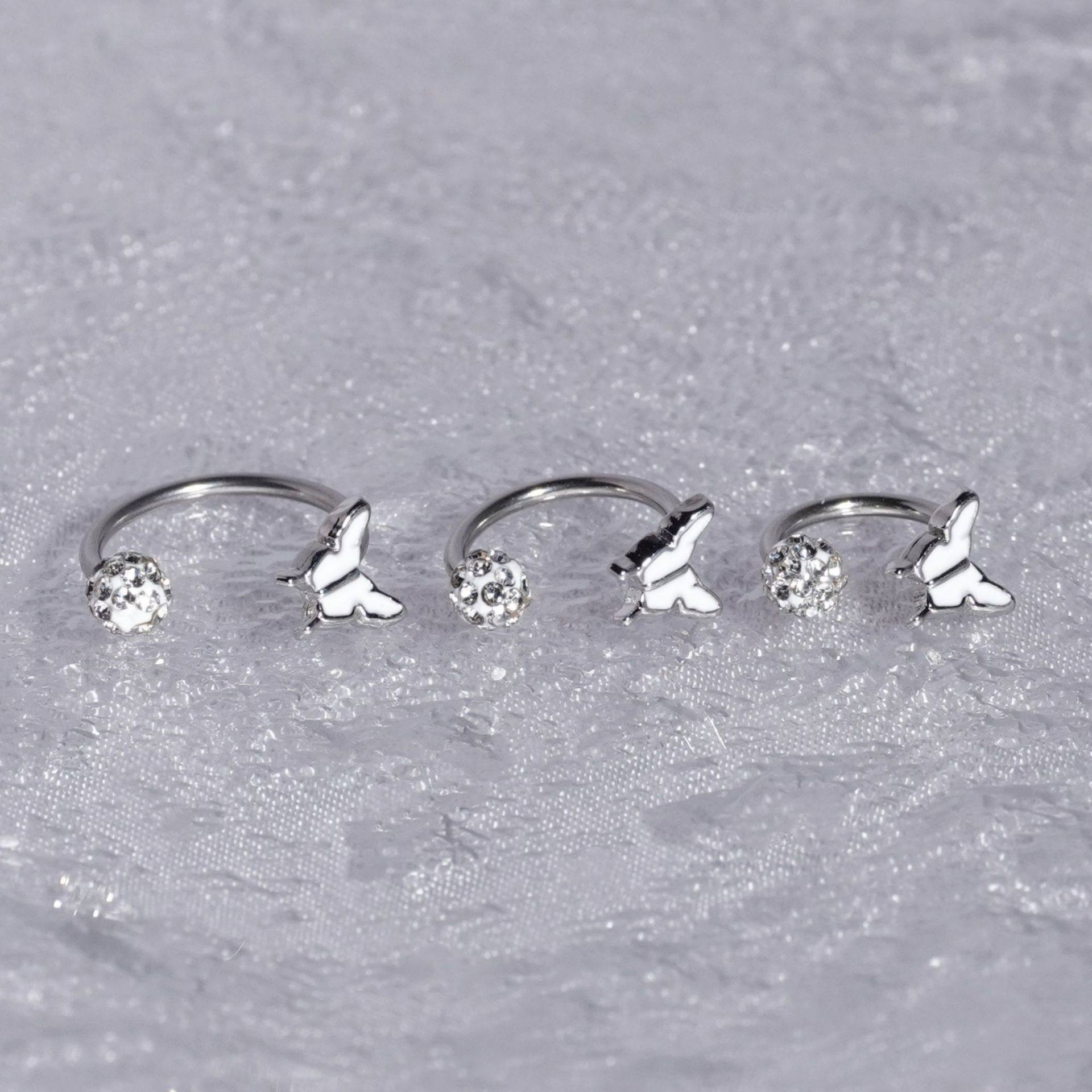 滴油唇环爆闪香巴拉唇饰耳骨环现货人体穿刺饰品不锈钢蝴蝶,淘宝优惠券,粉丝福利购,淘宝优惠卷