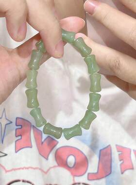 古风竹节手链夏季小清新情侣弹力