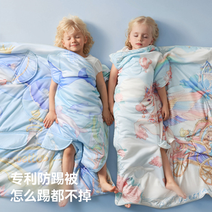 贝肽斯胎脂皮宝宝防踢夏凉被