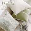 Cream style pillow case jacquard living room sofa cushion backrest green famous wind chime bedside bay window cushion side sleeping