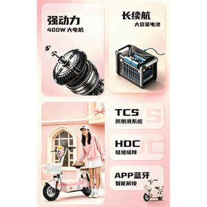 【王鹤棣推荐】雅迪电动车雅迪风采-G电动车铅酸电池48V21Ah智能