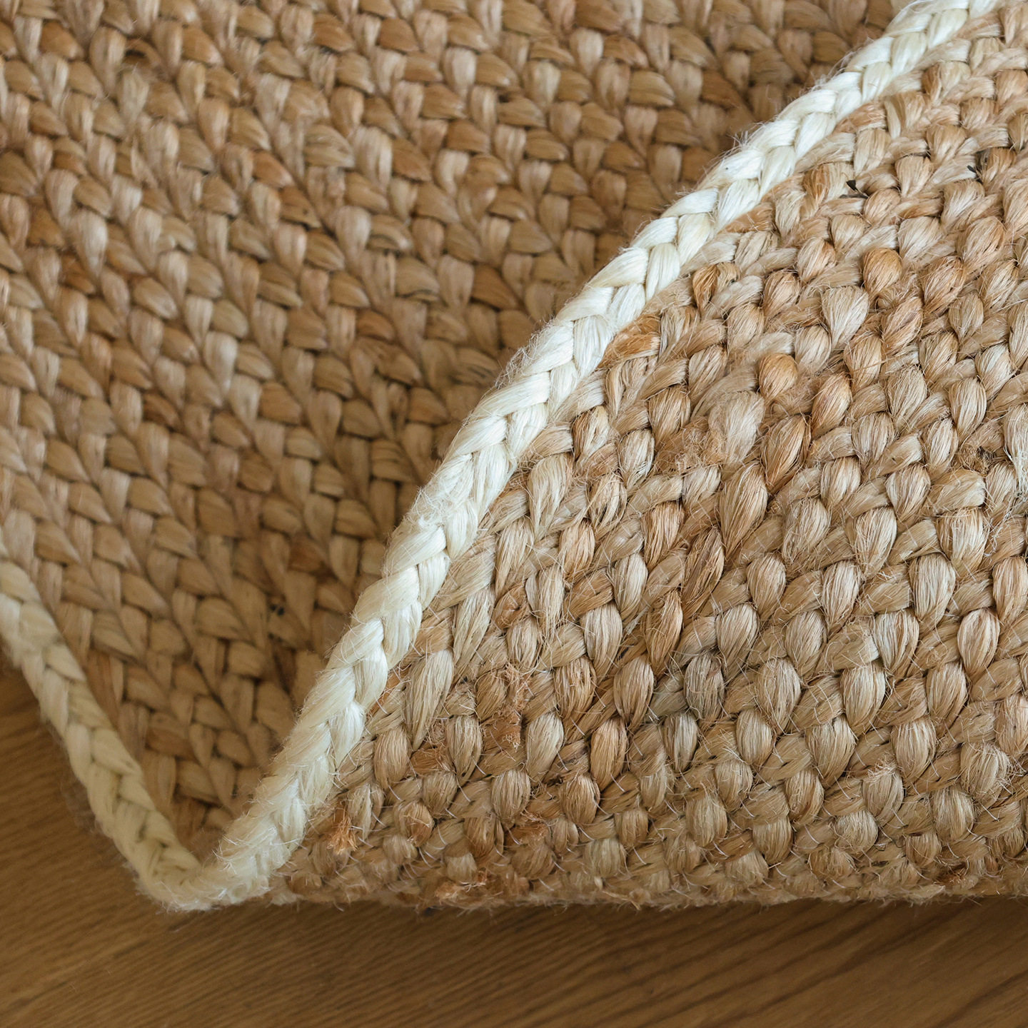 Natural jute hand-woven carpet Italian style living room coffee table blanket bedroom bedside bay window environmentally friendly glue-free floor mat