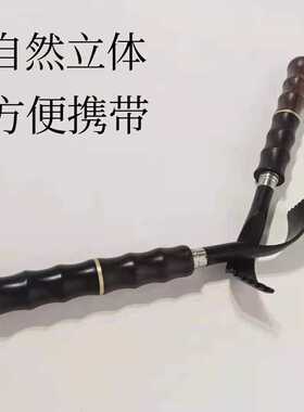 伸缩痒痒挠 紫光檀乌木伸缩挠 不锈钢木质不求人痒痒挠
