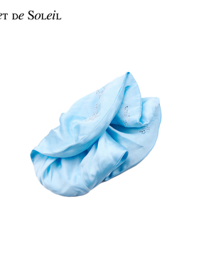 Effet de Soleil烫钻缎面大肠发圈女新品26夏