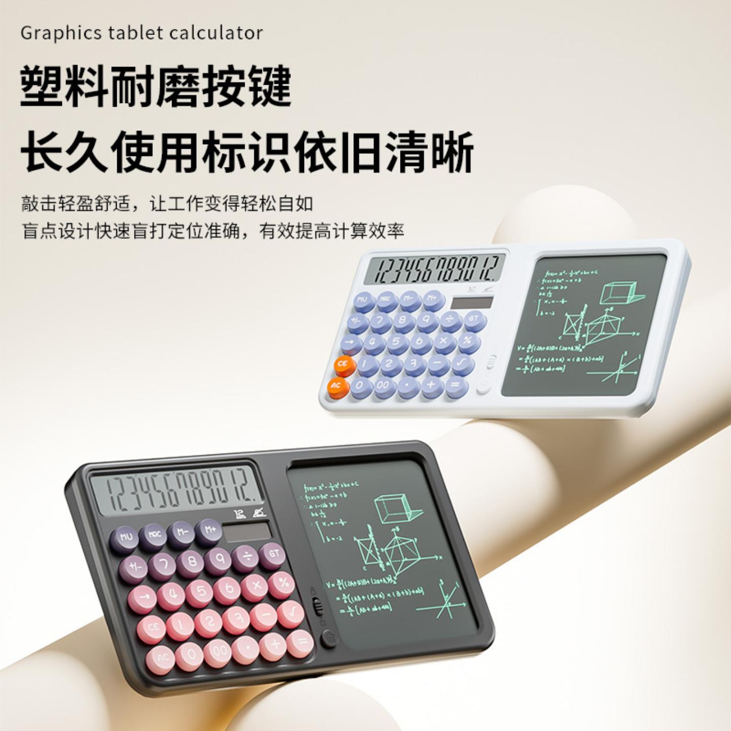 Gorgeous goddess type tablet solar calculator