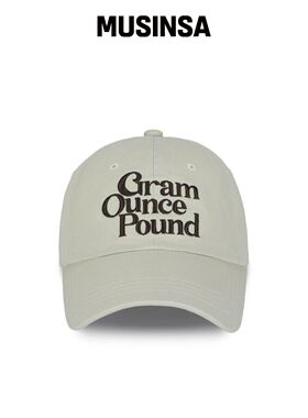 GRAM OUNCE POUND [5COLORS] Everyday Logo 6-P韩国官网直邮进口