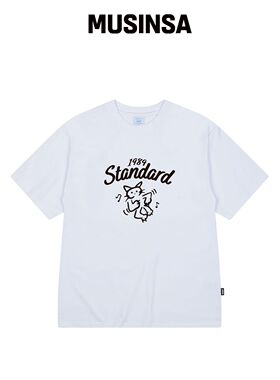 1989STANDARD HAPPY CAT 凉爽棉质背带裤短袖 (S韩国官网直邮进口