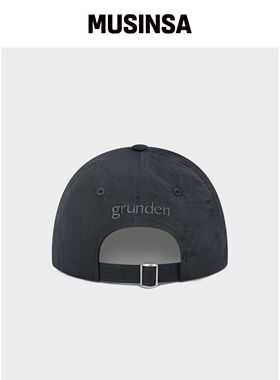 GRUNDEN NYLON LOGO CAP (炭灰色)_G26EUHBC04CH韩国官网直邮进口