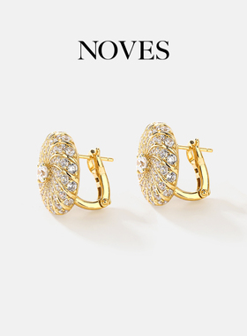 novesS925纯银耳环女轻奢高级感