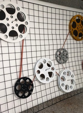 复古怀旧老电影胶片16毫米16mm电影胶片胶卷片夹创意道具摆件套装