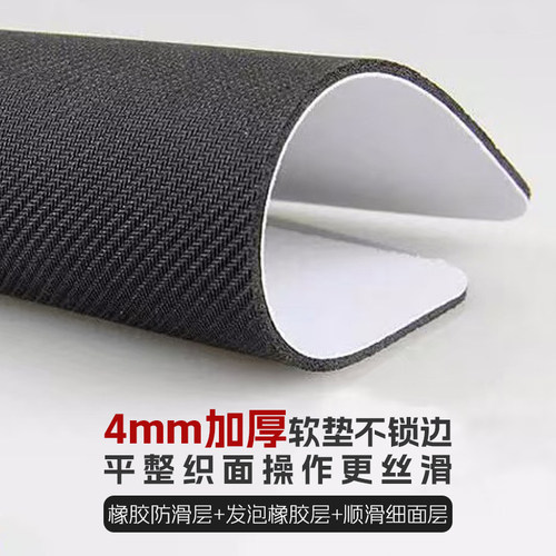 CSGO鼠标垫大号450x400mm加厚电竞游戏专用电脑桌垫fps细面可定制 - 图1