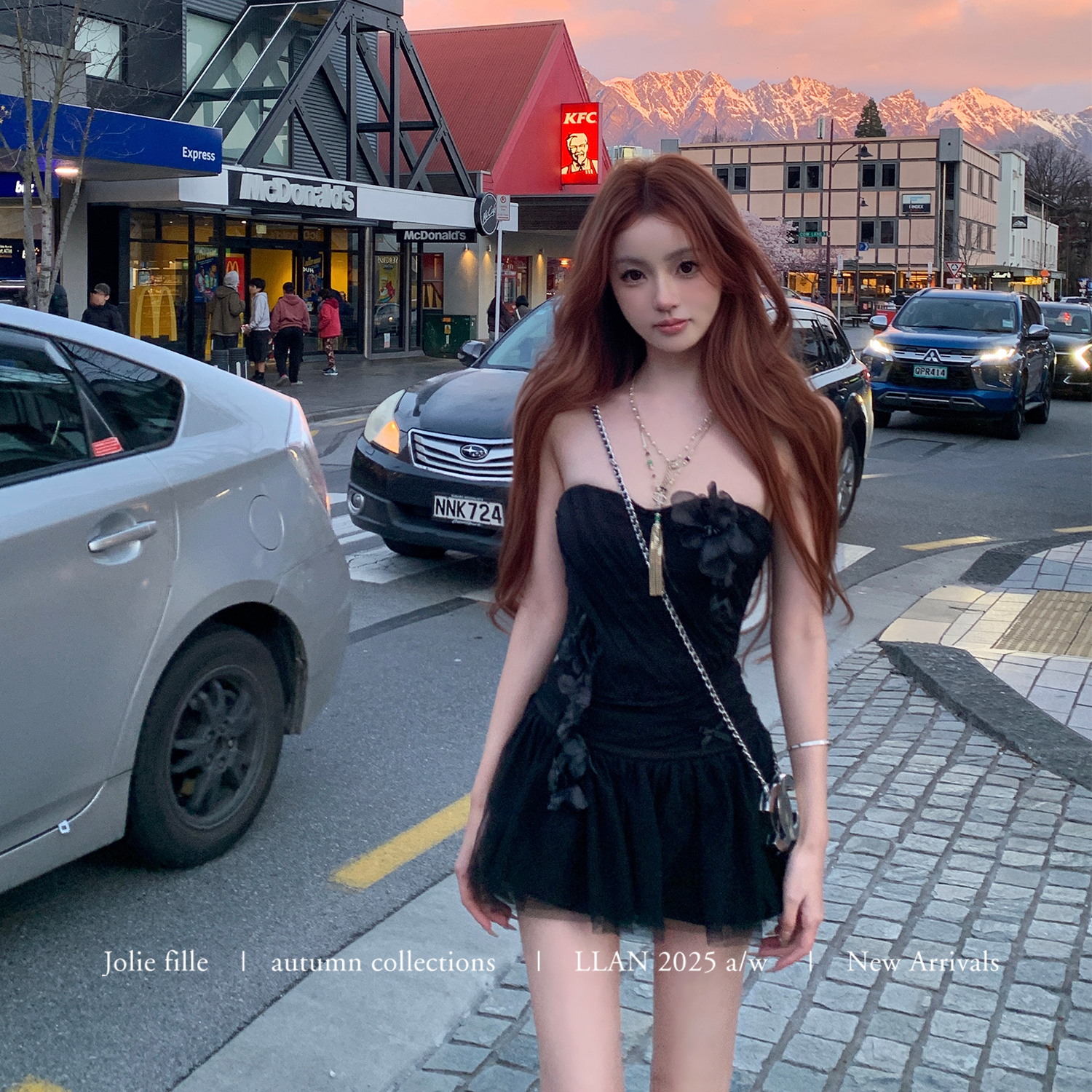 你的懒懒llan【捕梦少女】层次感网纱堆叠花朵抹胸上衣+半裙套装,淘宝优惠券,粉丝福利购,淘宝优惠卷