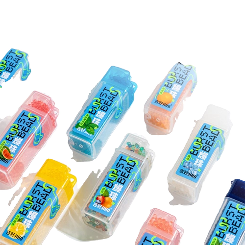 Брошковые бусы сигареты и бусы. Используйте фильтры, чтобы взрывать бусы и бусы, чтобы разрывать бусы. Аромат мандариновой кожуры и шарики