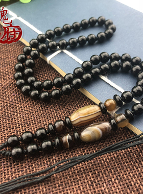 玉吊坠挂绳玛瑙挂绳编织缠玛瑙红玛瑙项链绳 黑曜石吊坠挂绳批蕟