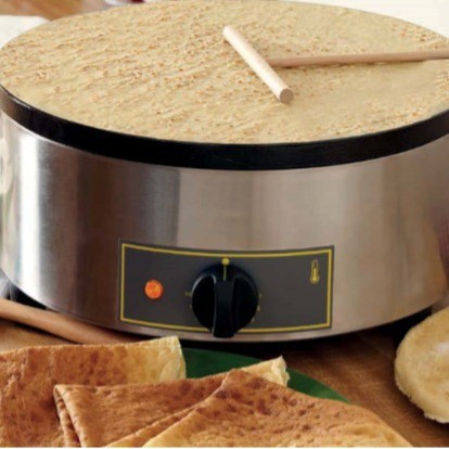 Leqiao ROLLER GRILL round pancake stove electric cake pan commercial crepe machine pancake machine CFE400