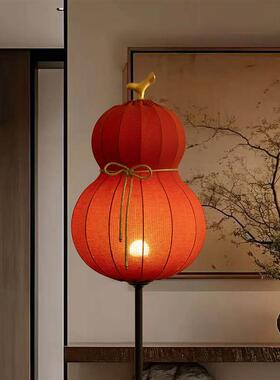 新年装饰发光灯笼葫芦落地摆件元旦场景氛围春节公司活动美陈布置