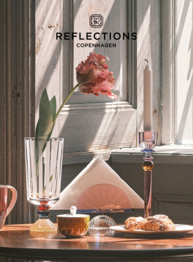Reflections Copenhagen反射哥本哈根桌面摆件装饰北欧水晶烛台