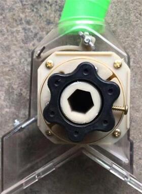 播种机配件施盒下料盒手动施盒六方排盒手柄调节下盒