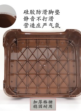 蒲团莲花皮坐垫家用跪垫拜凳家用打坐加厚蒲垫拜神塑料可收纳跪凳