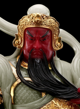 汉白玉伽蓝韦陀左右护法神像门神左右护法者韦驮菩萨玉石雕关公像