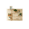 Customized hole board solid wood Nordic storage wall rack wall hanging living room kindergarten decoration home