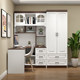 Corner bookcase desk integrated desktop computer table wardrobe bookshelf study table study furniture set combination cabinet