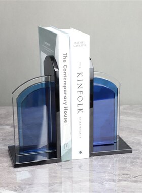 北欧创意水晶彩虹书挡样板房售楼部卧室客厅书房电视柜家居摆件