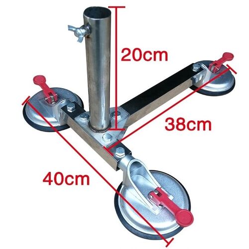 汽车撑伞架三吸盘式遮阳伞隔热教练车防晒太阳伞驾校专用车顶棚罩 - 图3