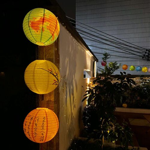 灯笼装饰2024新款福字儿童花灯发光幼儿园场景布置道具端午中秋节 - 图1